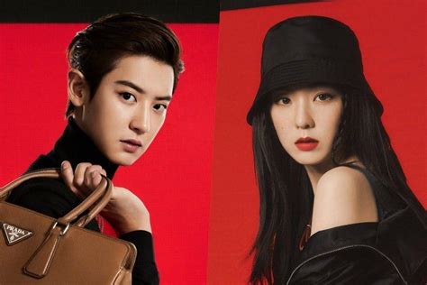 chanyeol x prada|EXO's Chanyeol And Red Velvet's Irene Appointed As .